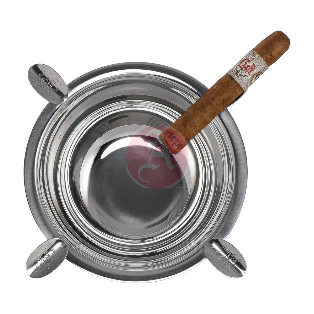 4 Stirrup Stinky Ashtray, Stainless Steel