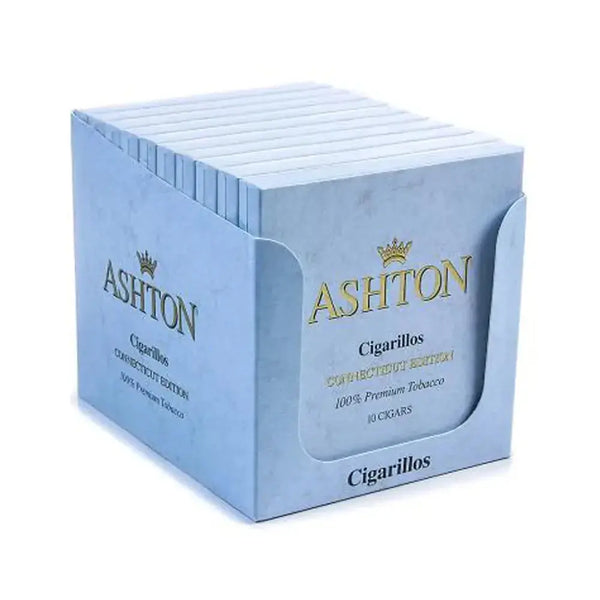 Ashton Small Cigars Cigarillos Connecticut - Blue Box
