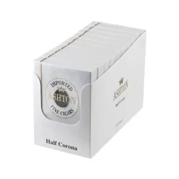 Ashton Small Cigars Half Corona - White Box