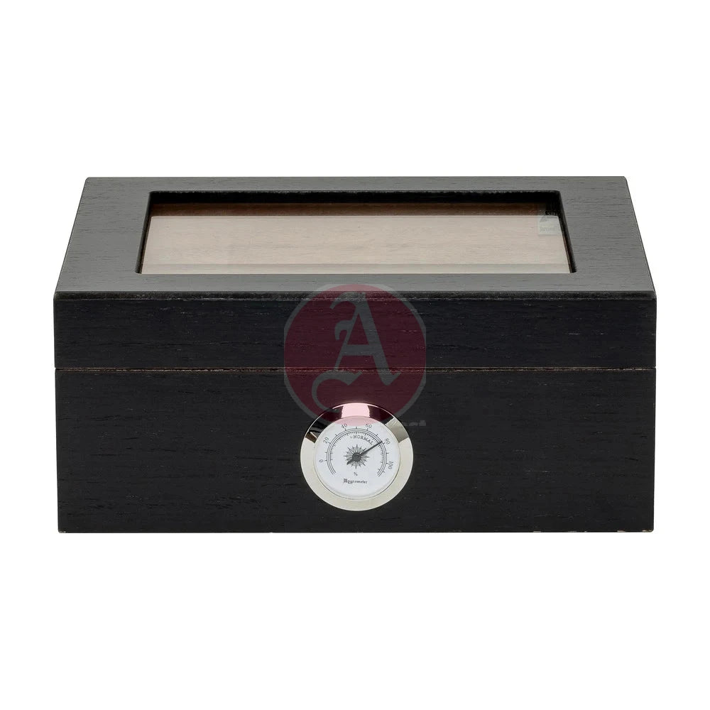 Capri Glasstop - Black Oak