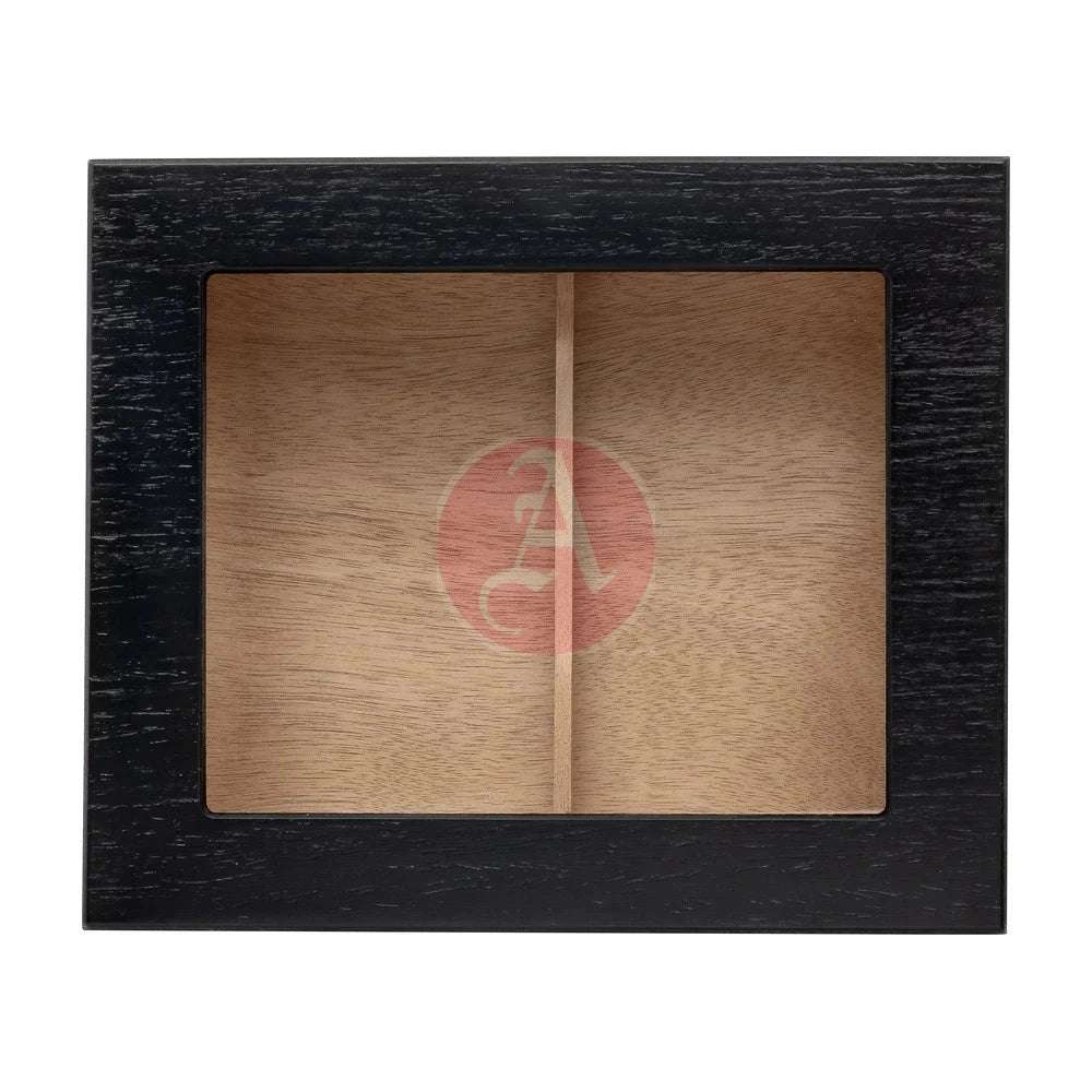 Capri Glasstop - Black Oak