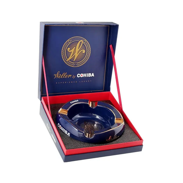 Cohiba Weller LE Blue & Gold Ashtray