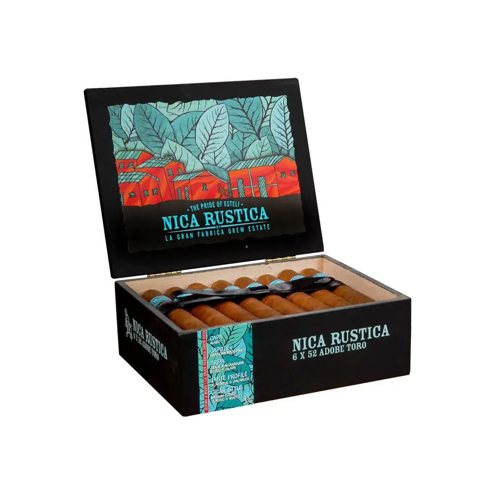 Drew Estate Nica Rustica Adobe Toro Open Box