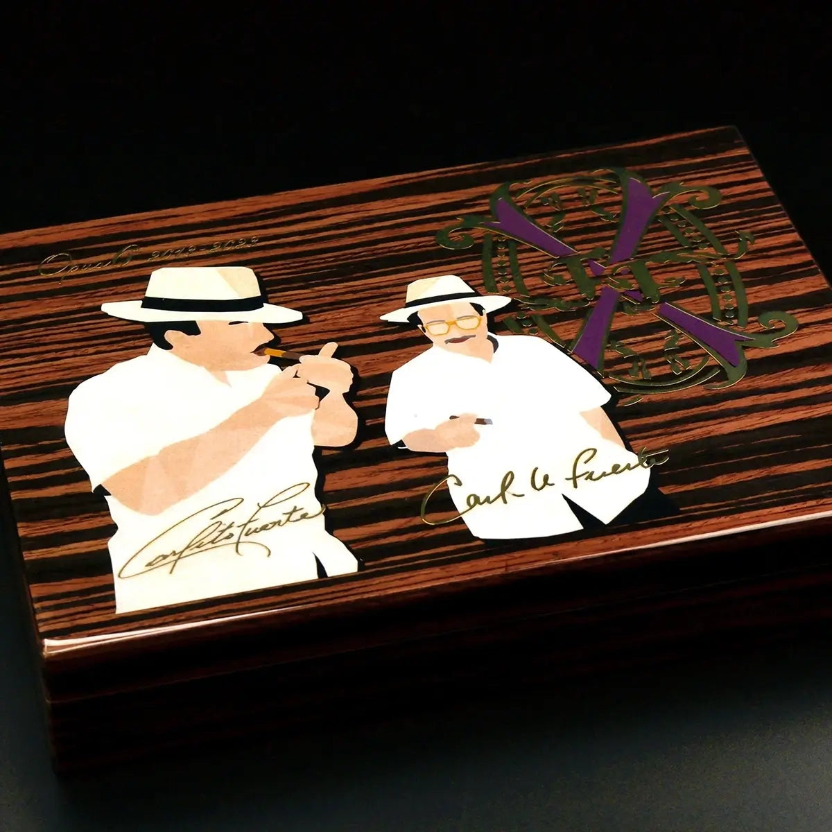 FFOX Opus6 Father & Son Travel Humidor and Cigars