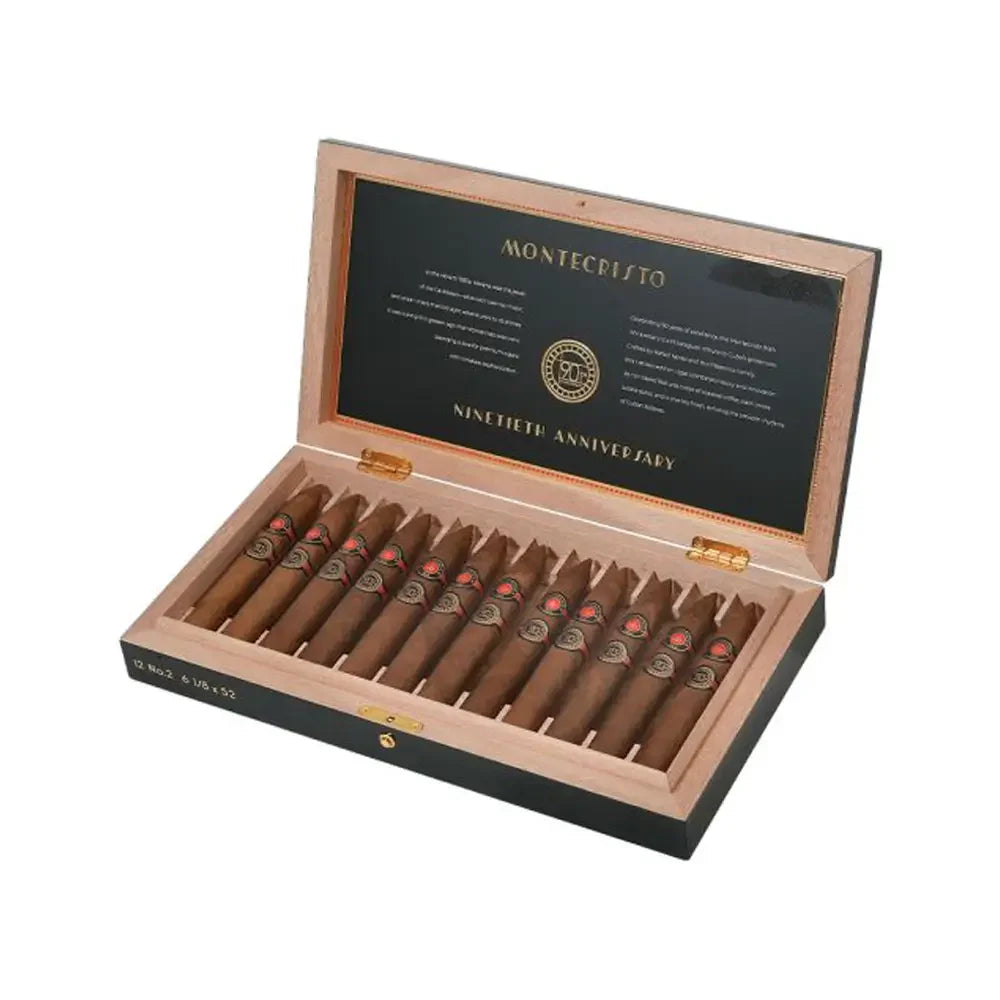 Montecristo 90th Anniversary No.2 Torpedo Open Box