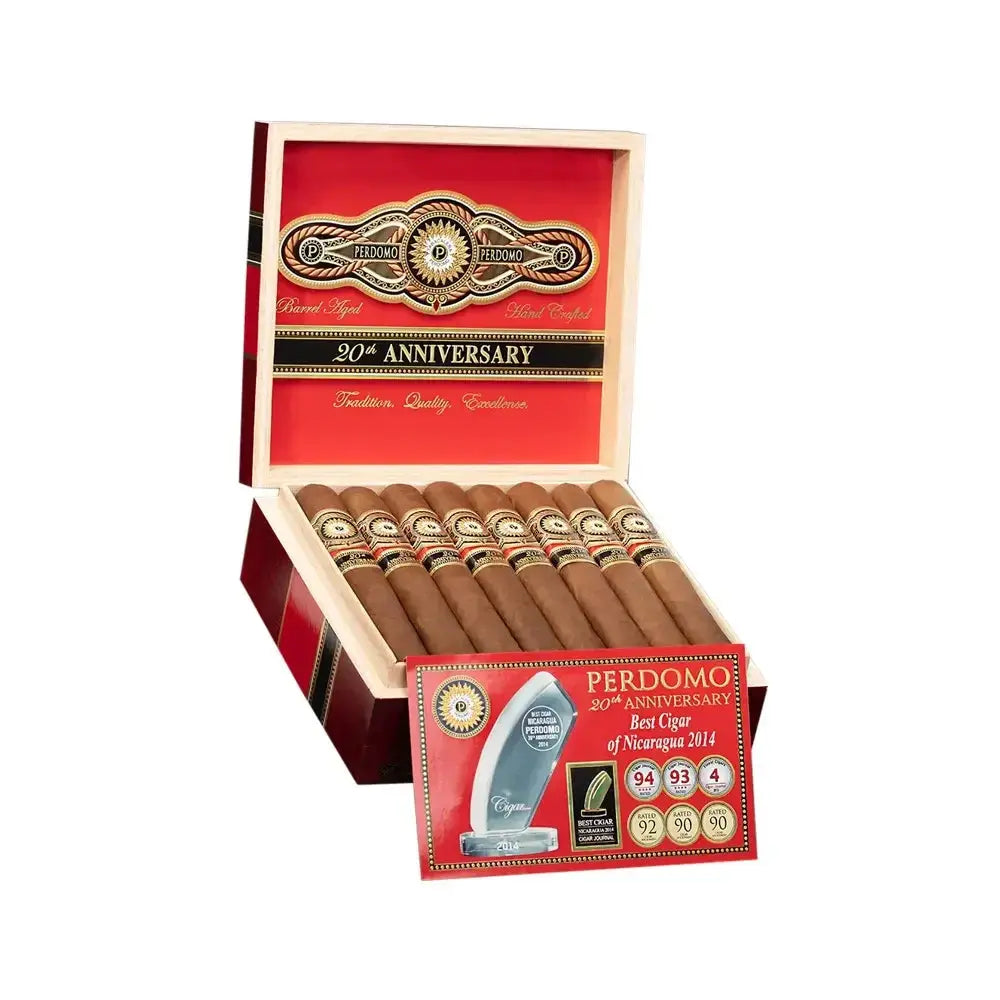 Perdomo 20th Anniversary Sungrown Corona Grande Open Box