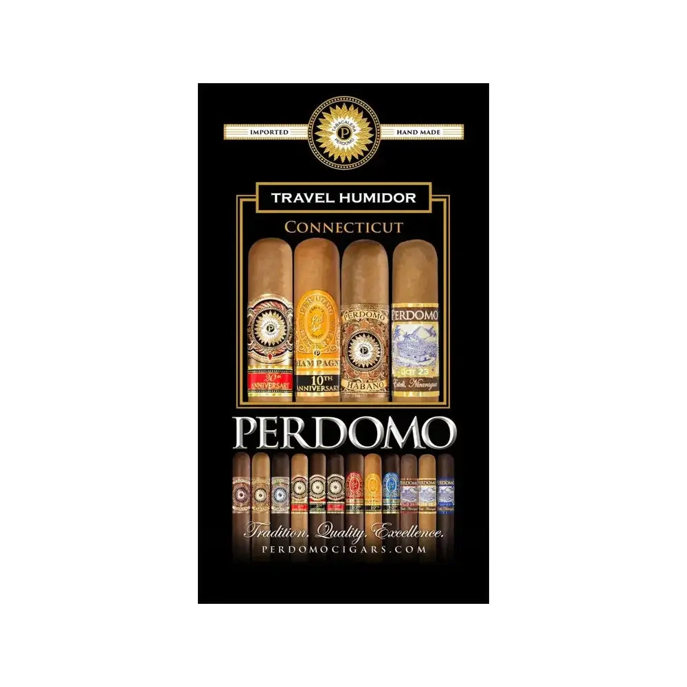 Perdomo 4-Pack Humi Sampler - Connecticut