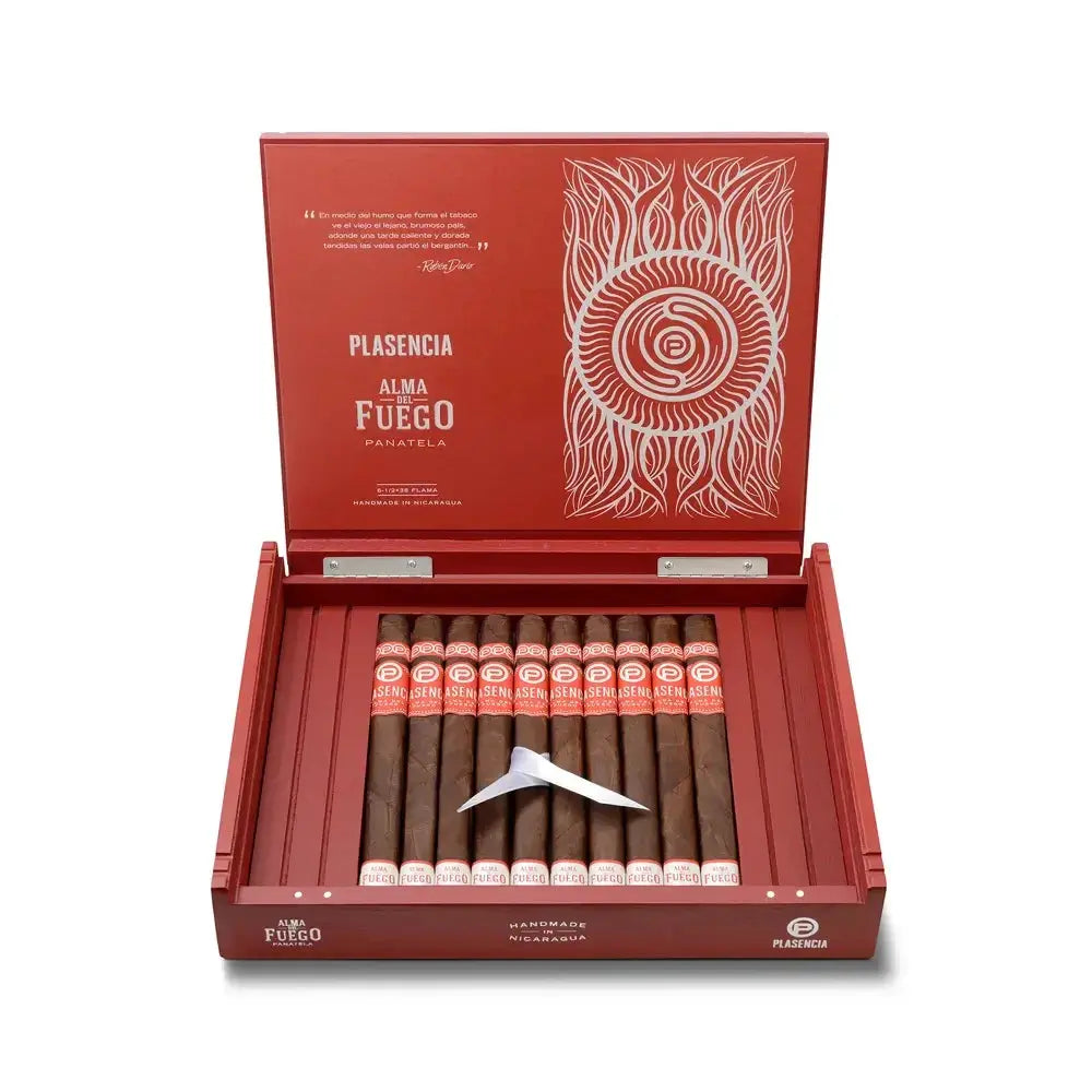 Plasencia Alma Del Fuego Flama Panatela Open Box