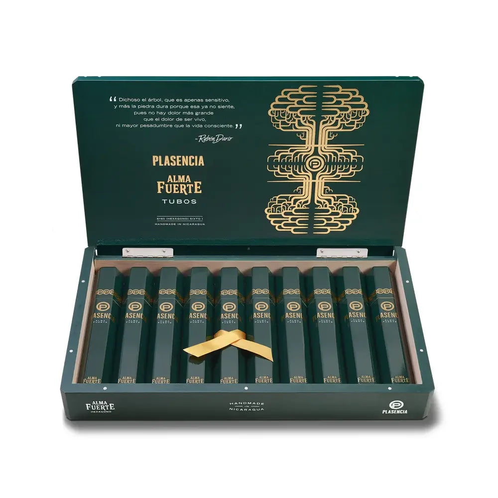 Plasencia Alma Fuerte Natural Sixto I Hexagon Tubo Open Box