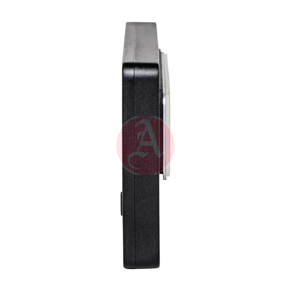 Rectangular Digital Hygrometer, Black & Silver