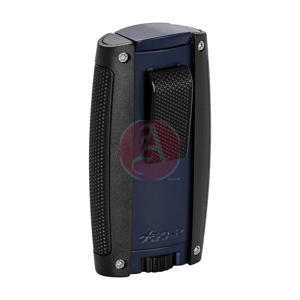 Turismo Double Torch Lighter, Matte Blue