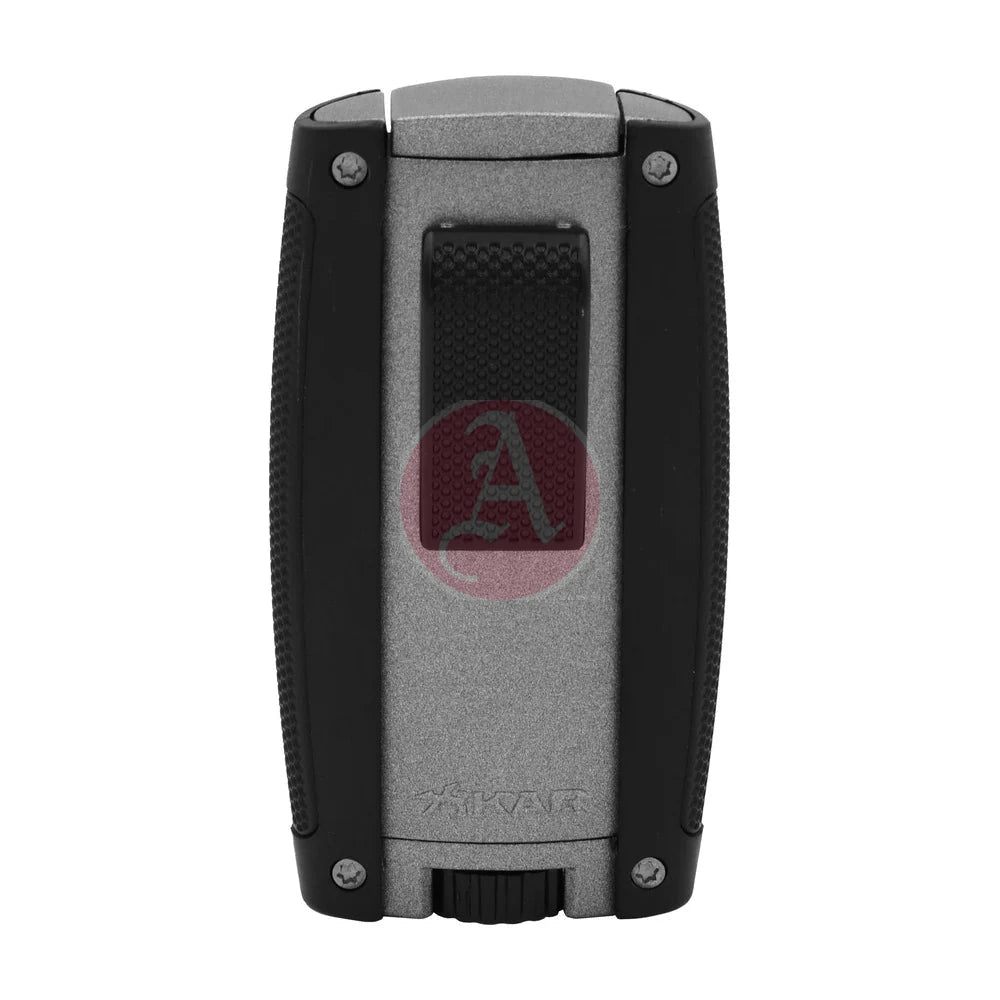 Turismo Double Torch Lighter, Matte Gray