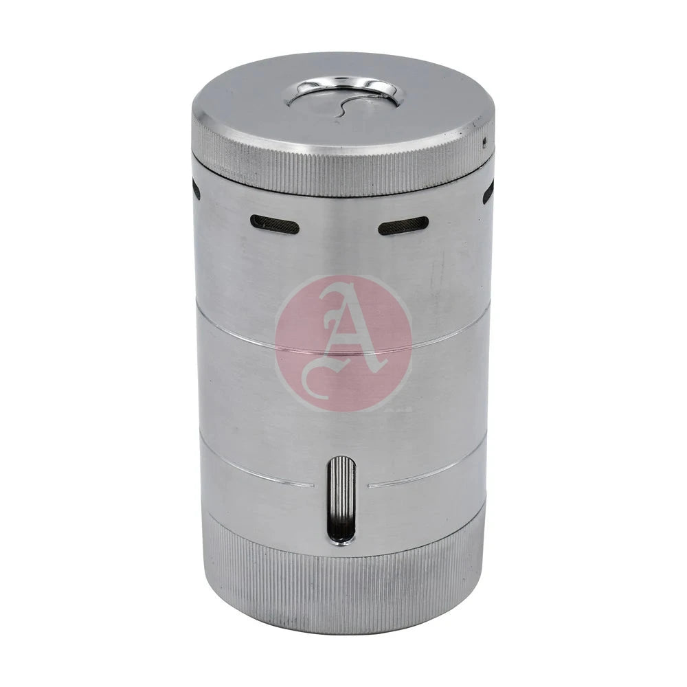 Volta Quad Tabletop Lighter, Silver
