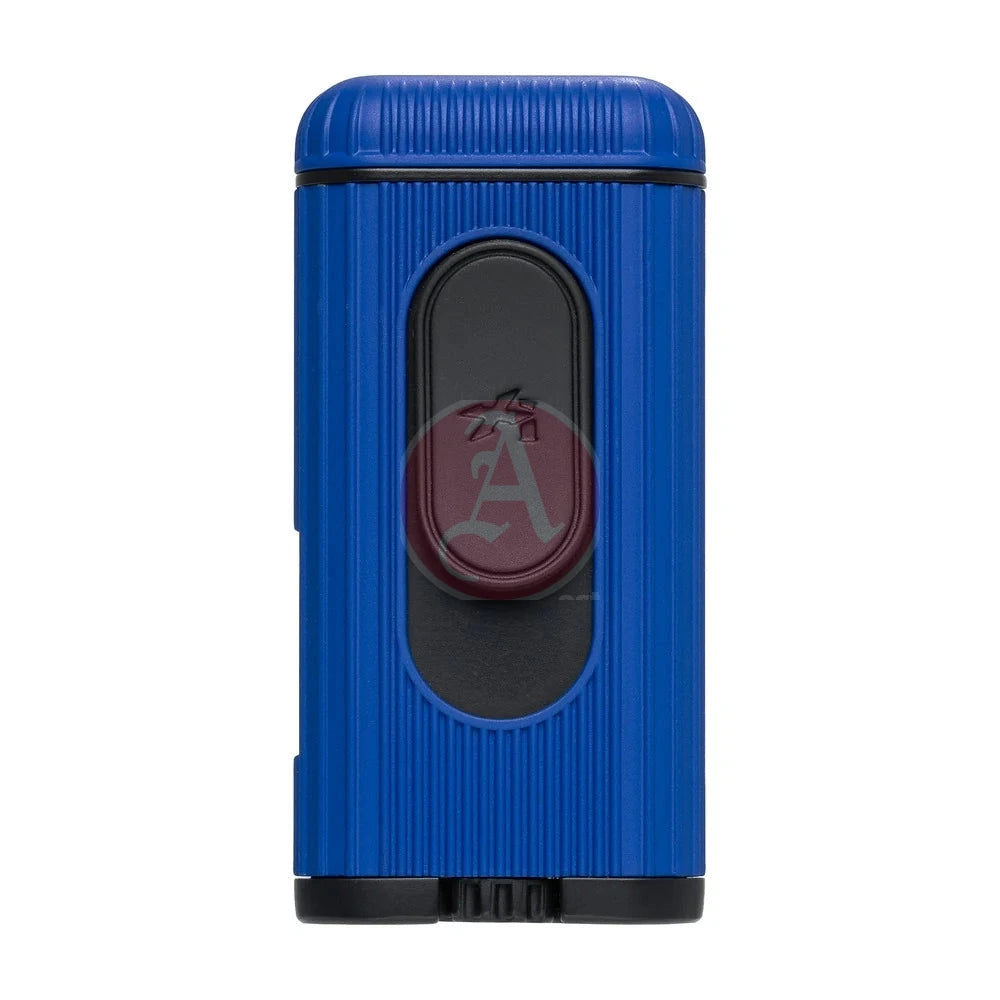 Xikar Hedron Lighter, Xkhd-1002 Hybrid Jet/Soft Flame Blue & Black