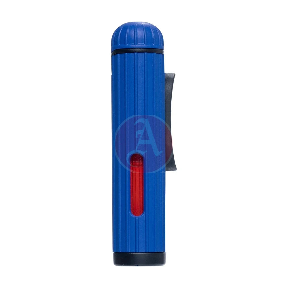 Xikar Hedron Lighter, Xkhd-1002 Hybrid Jet/Soft Flame Blue & Black