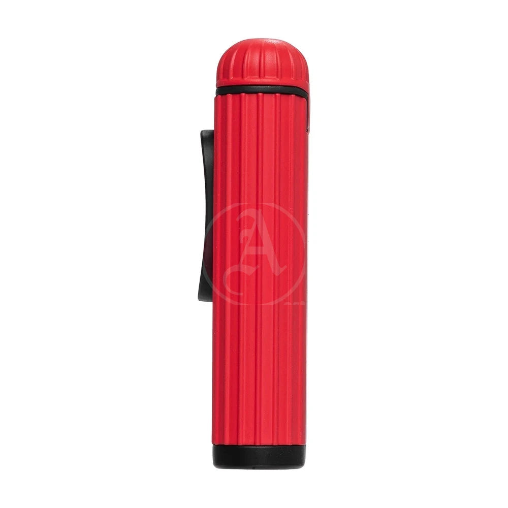 Xikar Hedron Lighter, Xkhd-1003 Hybrid Jet/Soft Flame Red & Black