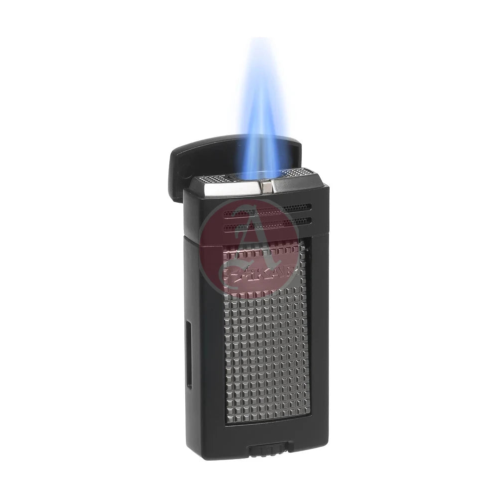Xikar Ion Double Jet Flame, Wind Resistant, Black
