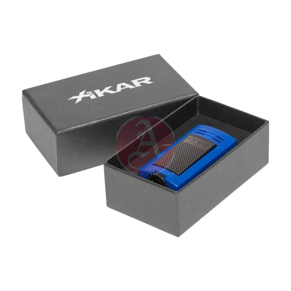 Xikar Ion Double Jet Flame, Wind Resistant, Blue