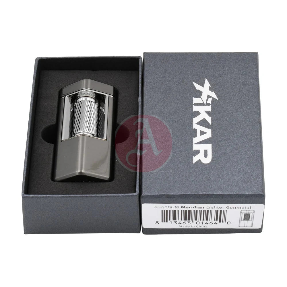 Xikar Meridian Triple Soft Flame, Gunmetal