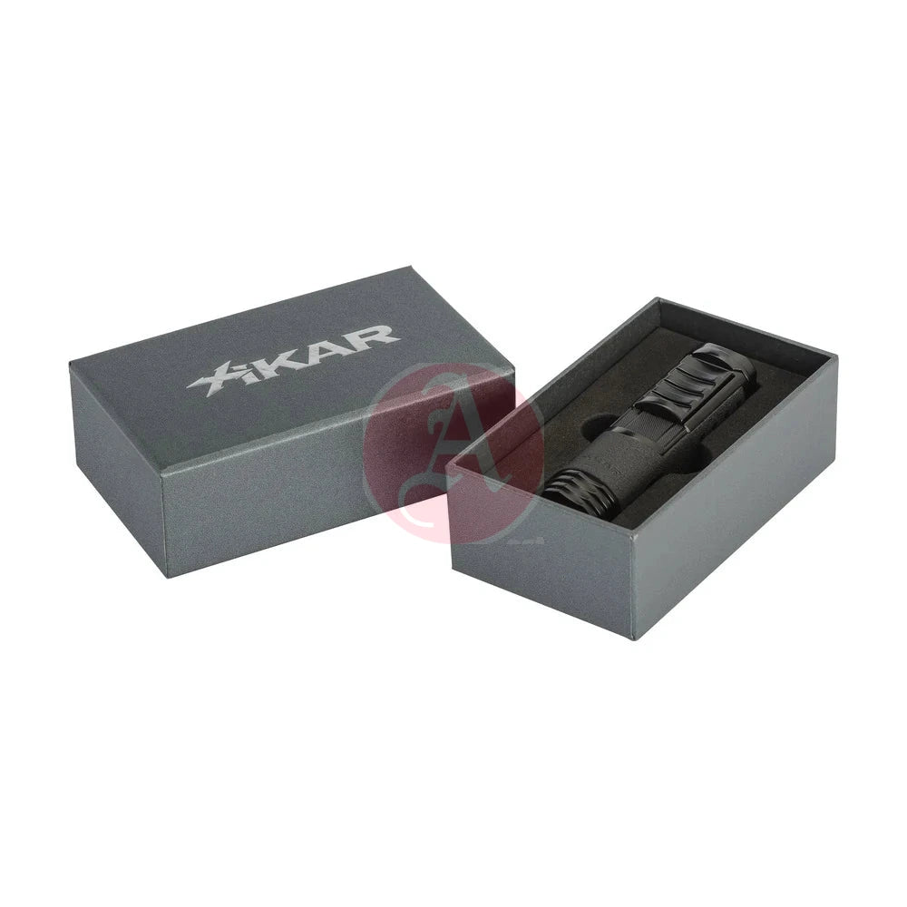 Xikar Tactical 1, Single Jet Lighter, Black/Black