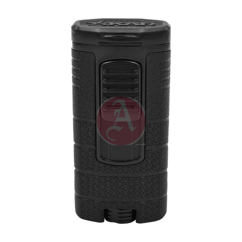 Xikar Tactical Triple Jet Lighter, Black/Black