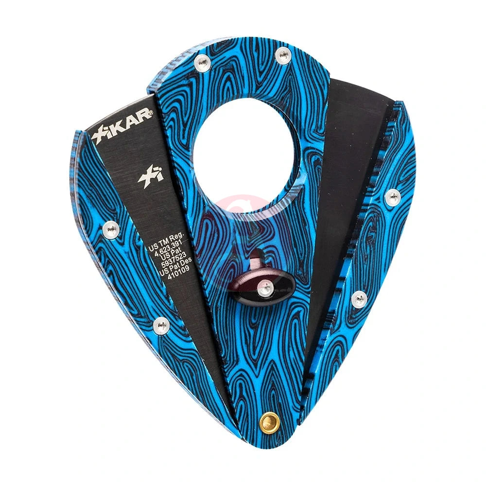 Xikar Xi-108Bl, G10 XI1 Count Cutter, Blue