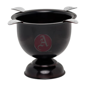 4 Stirrup Tall Stinky Ashtray, Cherry Black Antique