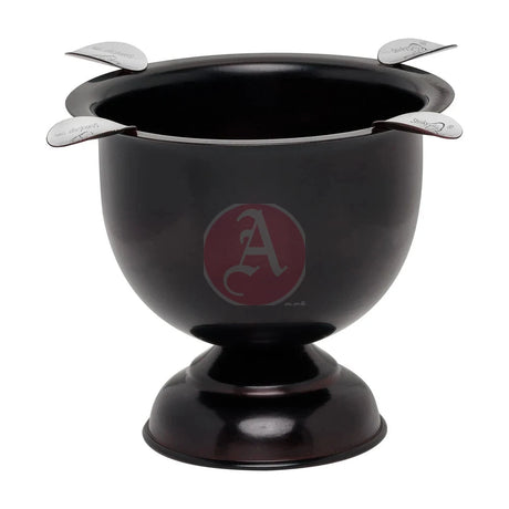 4 Stirrup Tall Stinky Ashtray, Cherry Black Antique