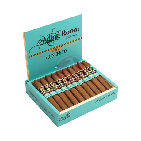 Aging Room Quattro Nicaragua Concerto Maestro Torpedo Open Box