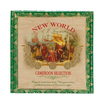 AJ Fernandez New World Cameroon Double Robusto Closed Box