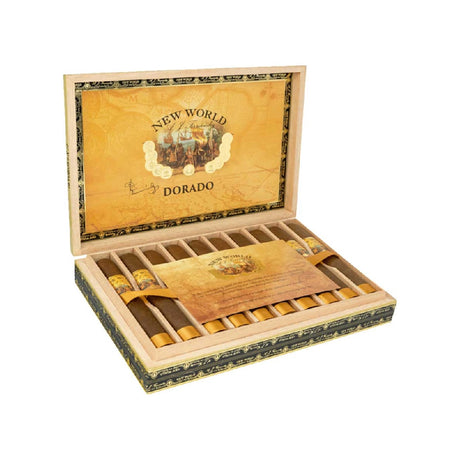 AJ Fernandez New World Dorado Corona Open Box