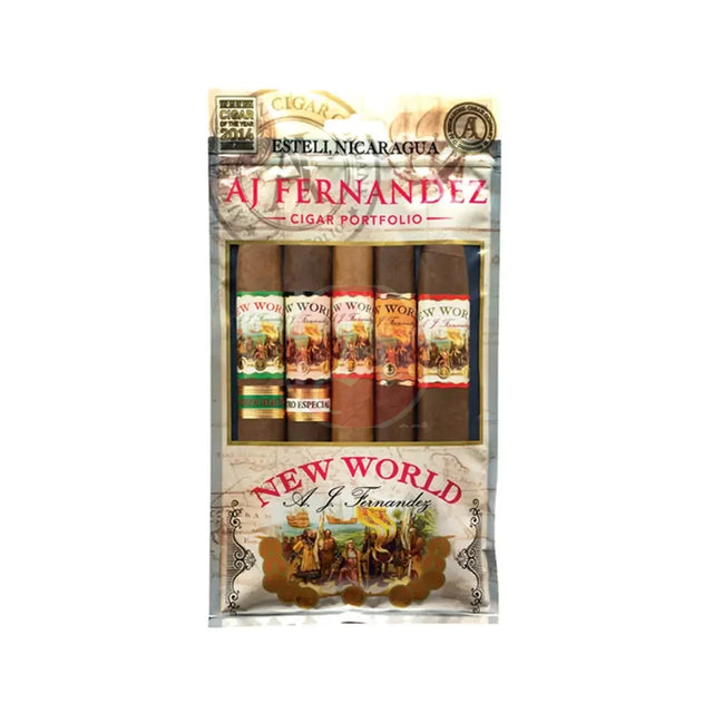 AJ Fernandez New World Sampler of 5 Single Cigar