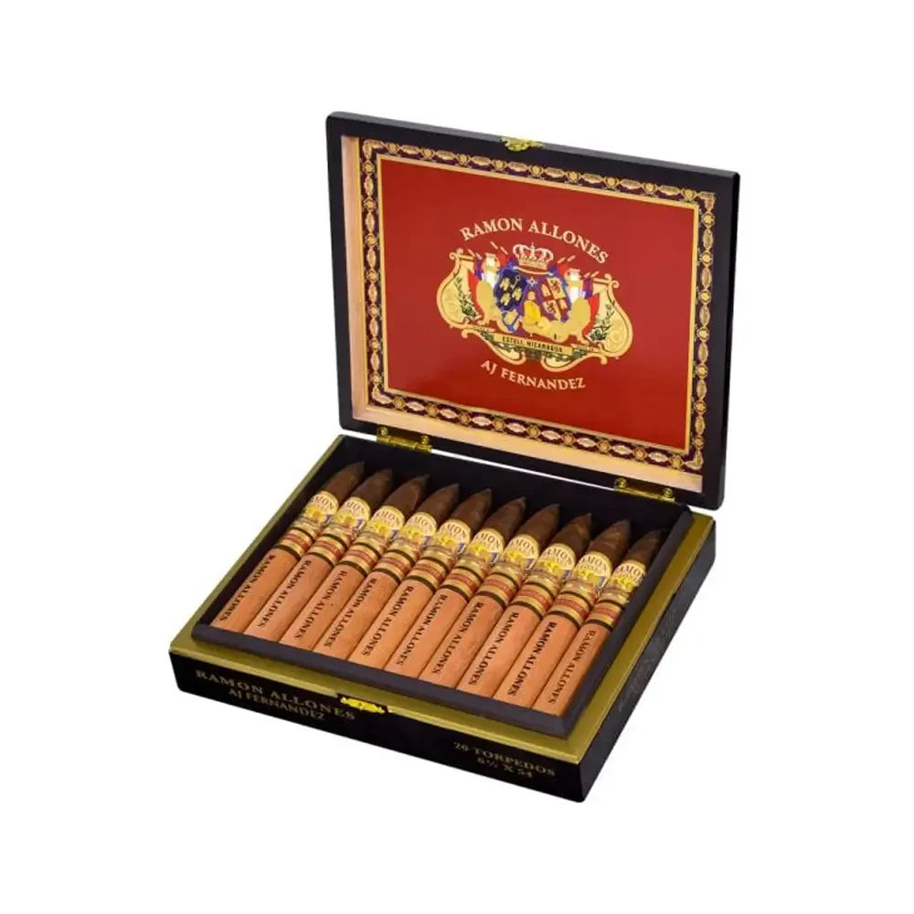 AJ Fernandez Ramon Allones Torpedo Open Box