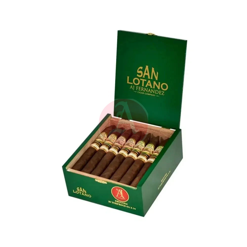 AJ Fernandez San Lotano Requiem Habano Torpedo Open Box