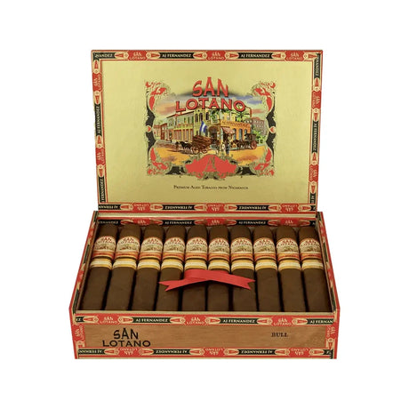 AJ Fernandez San Lotano The Bull Torpedo Open Box
