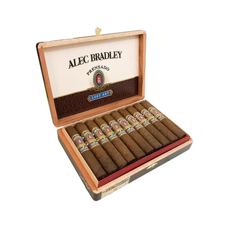 Alec Bradley Prensado Lost Art Torpedo Open Box
