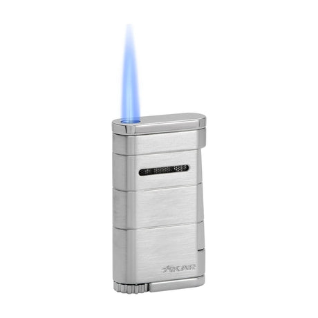 Allume Single Jet Flame, Wind Resistant, Steel Silver
