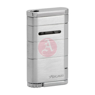 Allume Single Jet Flame, Wind Resistant, Steel Silver