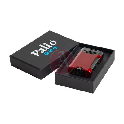 Antares Double Jet Side Squeeze Lighter, Red