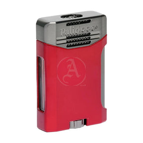 Antares Double Jet Side Squeeze Lighter, Red