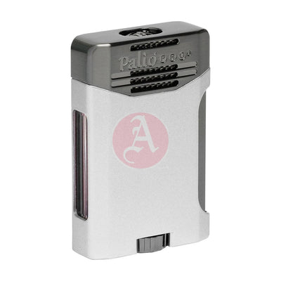 Antares Double Jet Side Squeeze Lighter, Silver