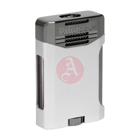 Antares Double Jet Side Squeeze Lighter, Silver