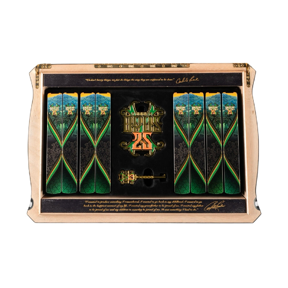Arturo Fuente OpusX 25 Year Perfecto Open Box Top View