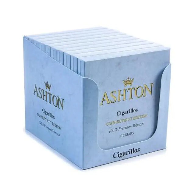 Ashton Small Cigars Cigarillos Connecticut - Blue Box Ashton