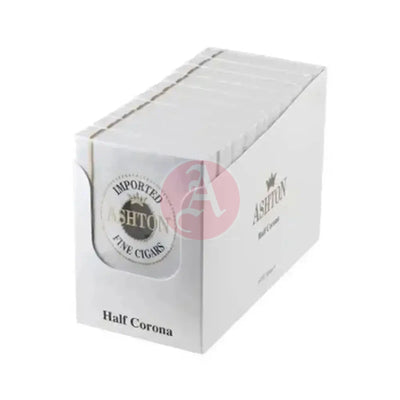 Ashton Small Cigars Half Corona - White Box Closed Box