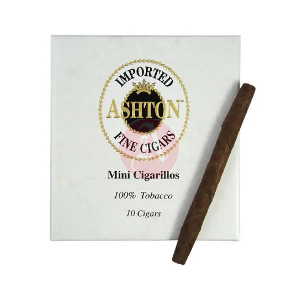 Ashton Small Cigars Mini Cigarillos - White Box Closed Box
