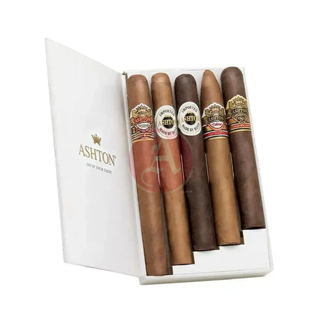 Ashton Variety 5 Cigar Sampler Open Box