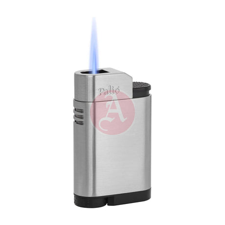 Balista Tabletop Single Jet Flame Lighter, Silver