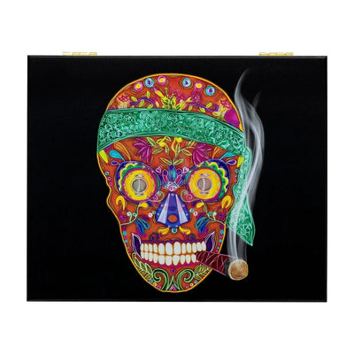 Calavera Skull Line 20 Cg Count. Travel Humidor
