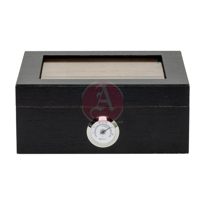 Capri Glasstop - Black Oak